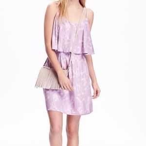 Old Navy Lilac Spaghetti Strap Dress Size-Small